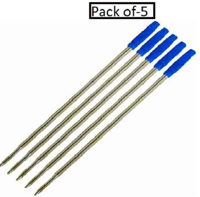 NOZOMI Rollerball Refill(Pack of 5, Ink Color - Blue)