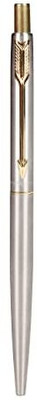 PARKER Classic Stainless Steel, Gold Trim With Key Chain Pen Gift Set(Ink Color - Blue)
