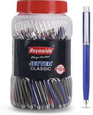 Reynolds Jetter Ball Pen(Pack of 40, Ink Color - Blue)