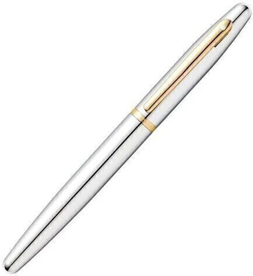 SHEAFFER 9422 VFM Polished Chrome With Gold Tone Trim Premium Roller Ball Pen(Ink Color - Black)