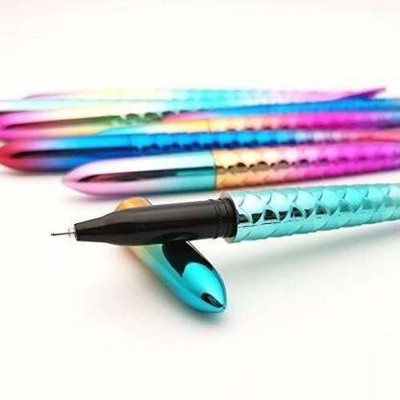 RINGHAS MERMAID PEN FOR GIRLS Gel Pen (Pack of 12) Gel Pen(Pack of 12, Ink Color - Black)