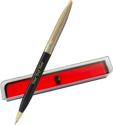 K K CROSI Name Printed Sleek Body Design Ball Pen(Ink Color - Blue )