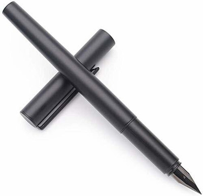 Levin jinhao Matte Black Forest Fountain Pen Fine Nib Classic Design with Converter Fountain Pen(Ink Color - Black)