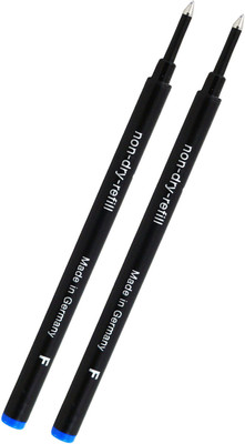auteur 2 Pack - Blue Fine Tip Schmidtt 888 Roller Ball Pen Refill(Pack of 2, Ink Color - Blue)