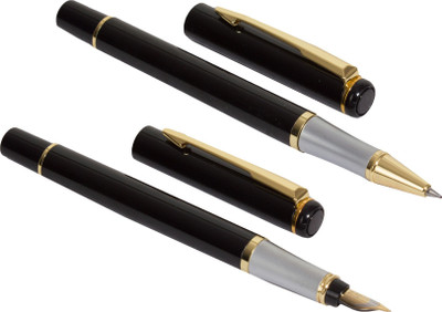 JINHAO Executive Stylish Pen Set Pen Gift Set(Pack of 2, Ink Color - Black)
