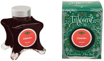 DIAMINE INKVENT GREEN EDITION CELEBRATION 50 ML-SHIMMER Ink Bottle(Ink Color - CELEBRATION)
