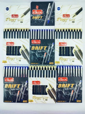 NATH JI First Gold And Drift Blue Ball Pen Ball Pen(Pack of 60, Ink Color - Blue)