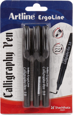 Artline Calligraph Calligraphy(Pack of 3, Ink Color - Black)