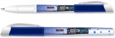 Win Astro Gel 40 Blue Pens|0.7mm Tip|Smudge Proof Writing|Students,Exams Gel Pen(Pack of 40, Blue)