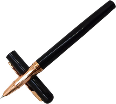 JINHAO Premium 5313 Black Color Slim Nib Fountain Pen Slim Metal Body With Fine Nib Fountain Pen