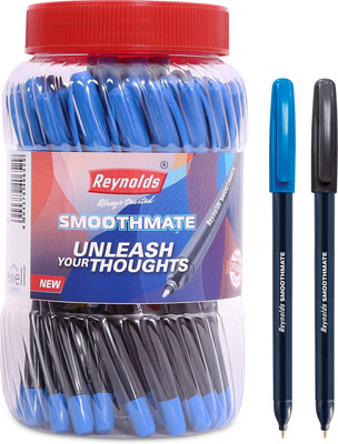 Reynolds Smoothmate Ball Pen(Pack of 50, Ink Color - Multicolor)