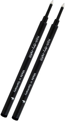 auteur 2 Pack - Black Fine Tip Schmidtt 888 Roller Ball Pen Refill(Pack of 2, Ink Color - Black)