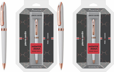 PIERRE CARDIN Pierre Cardin Monte Rosa Gold Ball Pen(Pack of 2, Ink Color - Blue)