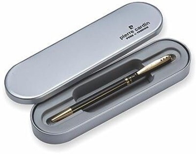 PIERRE CARDIN Black Jack Exclusive Blister Pack, Metal Body With Smudge Free Writing Ball Pen(Pack of 2, Blue)