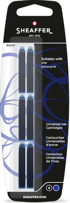SHEAFFER Pack of 6 - Skrip Universal Blue Colour Ink Cartridge(Ink Color - Blue)