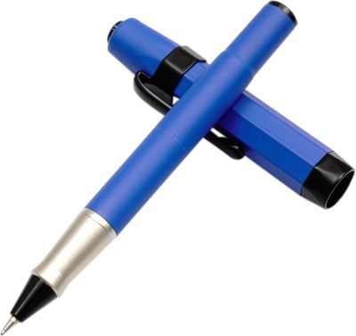 auteur Mini Series Cooper Blue Matte Finish Designer Metal Body Magnetic Cap Gift Roller Ball Pen