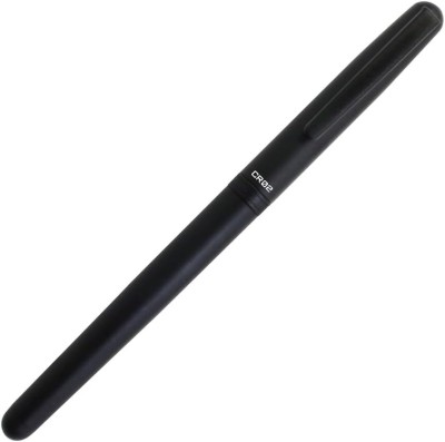 OHTO CR02 Ceramic Rollerball Pen, 0.5mm Fine Point Tip Matte Black Color Roller Ball Pen(Ink Color - BLACK MADE IN JAPAN)