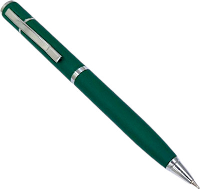 auteur Executive Series Green Metal Body Ball Pen With Designer Silver Trims Best Gift Ball Pen(Ink Color - Blue)