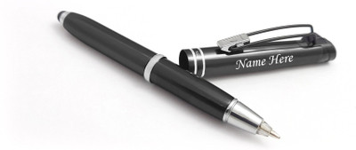 UJJi Stylus Pen with Led Light When Writing Black Ball Pen(Ink Color - Blue )