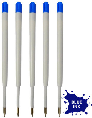 UJJi Blue Ink Poly Jotter for All Brand Pen Refill(Pack of 5, Ink Color - Blue )
