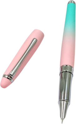 auteur 30016 Student Fine Nib Designer Pink Metal Body Fountain Pen For School/Collage Fountain Pen