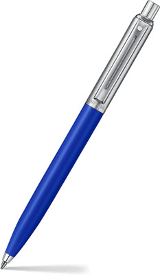 SHEAFFER Sentinel 321 Royal Blue Barrel Brushed Chrome Cap And Chrome-Plated Trims Ball Pen(Ink Color - Black)