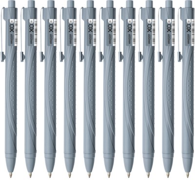 HAUSER XO 20 Retractable Ball Pen, 7mm tip with Sleek Body & Minimalistic Design Ball Pen(Pack of 20, Ink Color - Black)