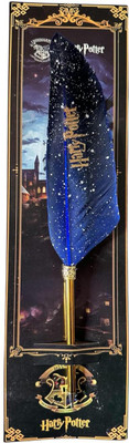 Levin Harry Potter Feather Pen Set Ball Point Pen Set Writing Pen Ball Pen(Ink Color - Blue)