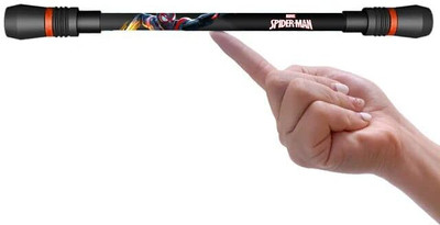 RAMOJI Ramoji Super Hero Spinning Rolling Pen Set (3 Pcs) for Fun Writing Ball Pen(Pack of 2, Ink Color - Blue)