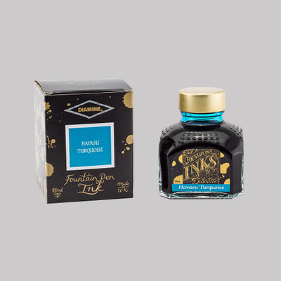 DIAMINE HAVASU TURQUOISE 80 ML Ink Bottle(Ink Color - Turquoise)
