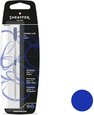 SHEAFFER C Style Ballpoint Blue (Medium Nib) (Compatible with POP & Awards Models Refill(Ink Color - Blue)