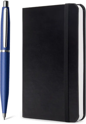 SHEAFFER VFM | Neon Blue Ball Pen With A6 Notebook Combo | Premium Pen Gift Set(Pack of 2, Ink Color - Black)