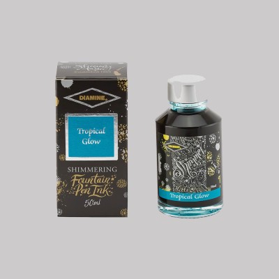 DIAMINE TROPICAL GLOW SHIMMER 50 ML Ink Bottle(Ink Color - GLOW)