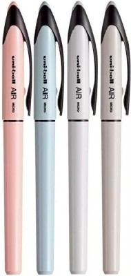 uni-ball UBA-188C-M Air Micro 0.5 mm Roller Ball Pen(Pack of 4, Ink Color - Black)