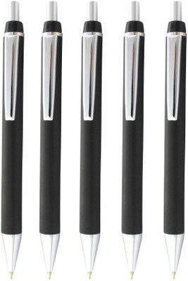 K K CROSI Click Mechanism (Pack of 5) Ball Pen(Ink Color - Blue )