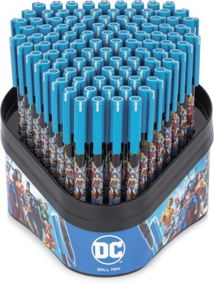 Justice League Super Hero Ball Pen Pack of 100 -Join the League Ball Pen(Pack of 100, Blue)