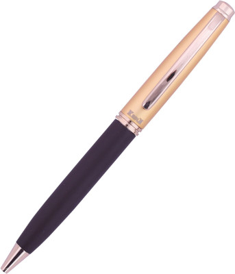 Krink Metal Pen B227 Black and Golden Combination pen with beautiful gift box Ball Pen(Ink Color - Blue)