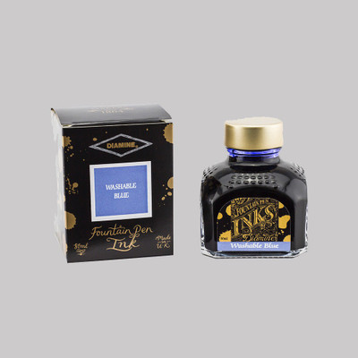 DIAMINE WASHABLE BLUE 80 ML Ink Bottle(Ink Color - Blue)