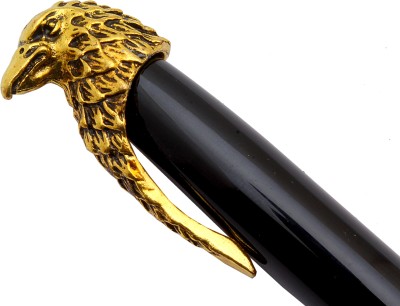 Ledos Eagle Clip Edition Golden & Black Metal Body Ball Pen(Blue Refill)