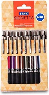Linc Signetta Ball Pen(Pack of 20, Ink Color - Blue)