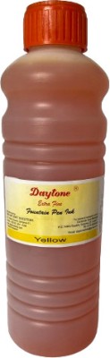 Daytone Extra Fine Fountain Pen Ink- 500ml Ink Bottle(Pack of 2, Yellow)