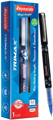 Reynolds Trimax Roller Ball Pen  (Ink Color – Blue) For Rs. 25 @ 58 %