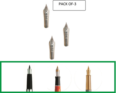 NOZOMI Fountain Nib Nib(Pack of 3, Ink Color - Gold)