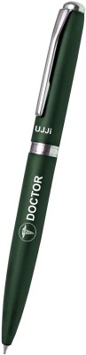UJJi Green Body Doctor Logo Engraved Metal Ball Pen(Blue Ink)