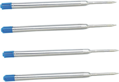 NOZOMI Rollerball Refill(Pack of 4, Ink Color - Blue)