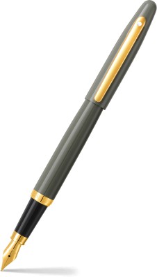SHEAFFER Vfm Light Grey With PVD Gold Trim (Medium Tip) Fountain Pen(Black)
