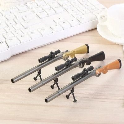 HARDSOSH'S COUTURE Kids playing PUBG Sniper Rifle pen School Led Light Gun Gel Pen(Pack of 1) Gel Pen(Ink Color - Blue)