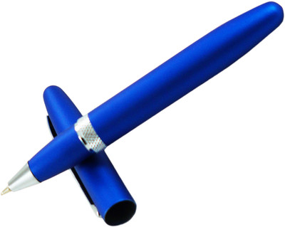 Lestylo Premium 909 Blue Color Magnetic Cap With Silver Trims Designer Roller Ball Pen(Ink Color - Blue)