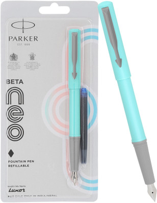 PARKER Beta NEO | Sea Green Body Color | Fountain Pen(Ink Color - Blue)