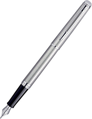 Waterman HEMISPHERE STAINLESS STEEL CT FOUNTAIN PEN – MEDIUM NIB Fountain Pen(Ink Color - Blue)